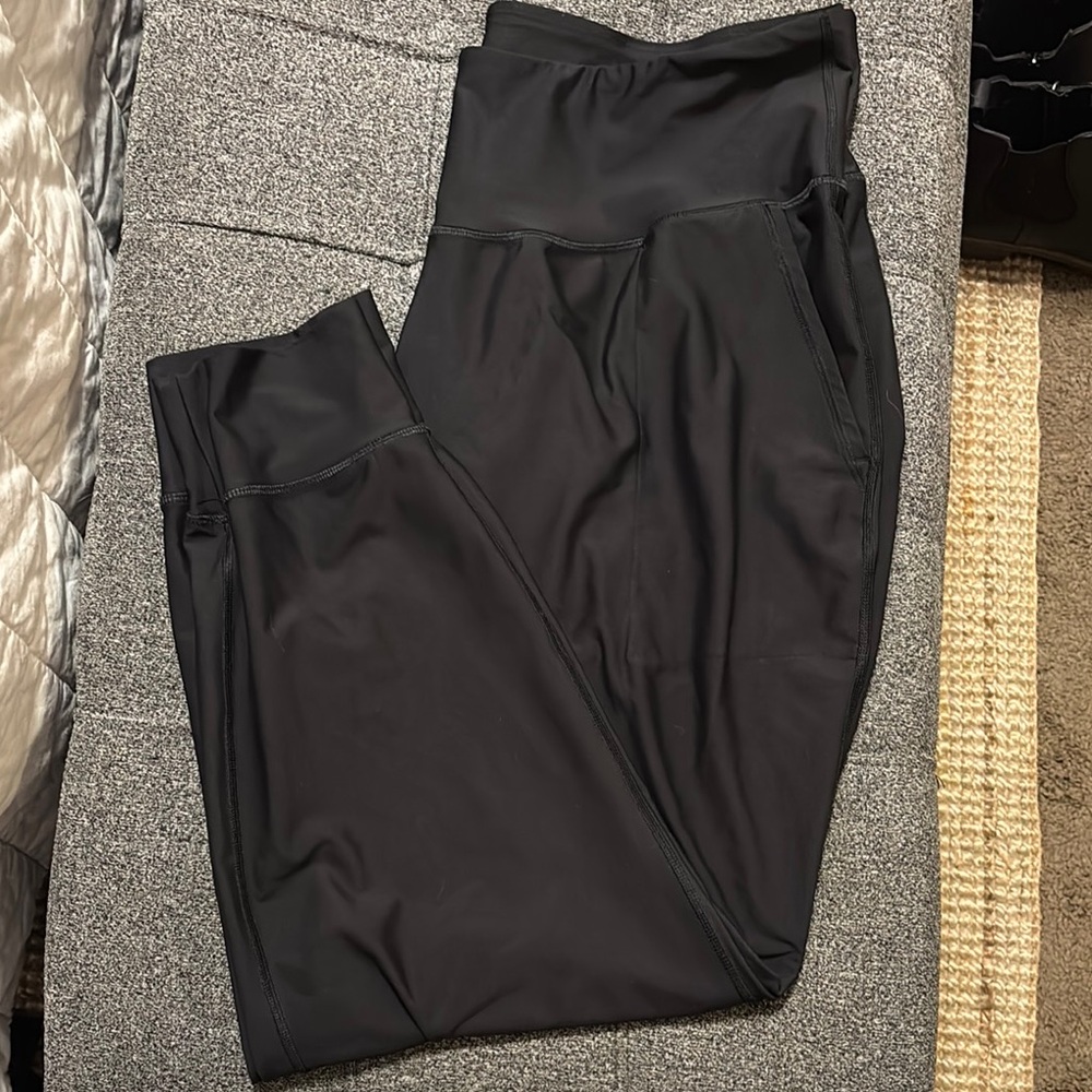 Black High-Waisted Joggers
